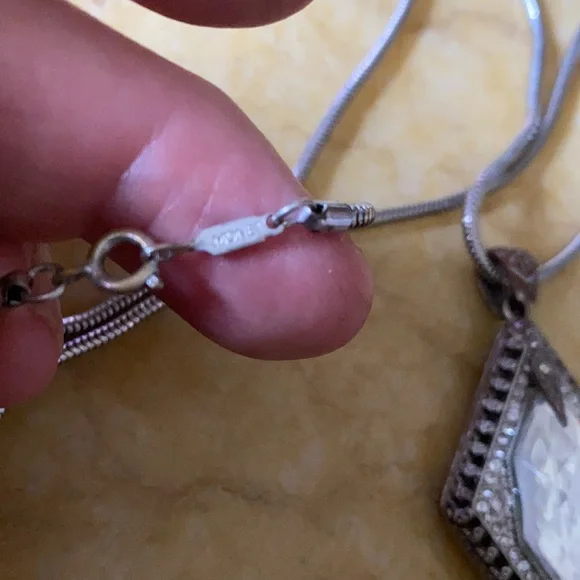 Antique Monet crystal necklace